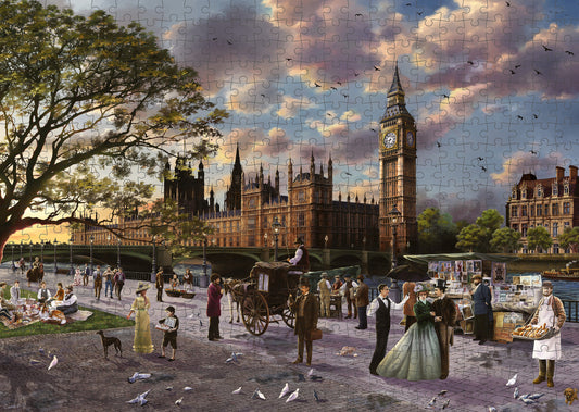 Junivia Viktorianisches London Puzzle: Puzzleraster-Ansicht von unserem London Puzzle mit Londonmotiv