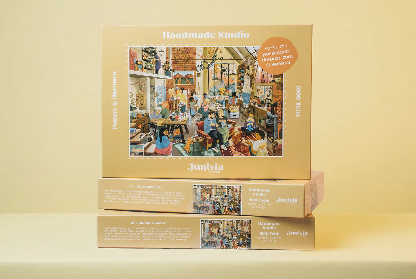 Handmade Studio – 1000 Teile Puzzle mit Hörbuch*