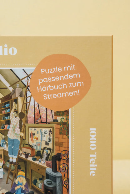 Handmade Studio – 1000 Teile Puzzle mit Hörbuch*