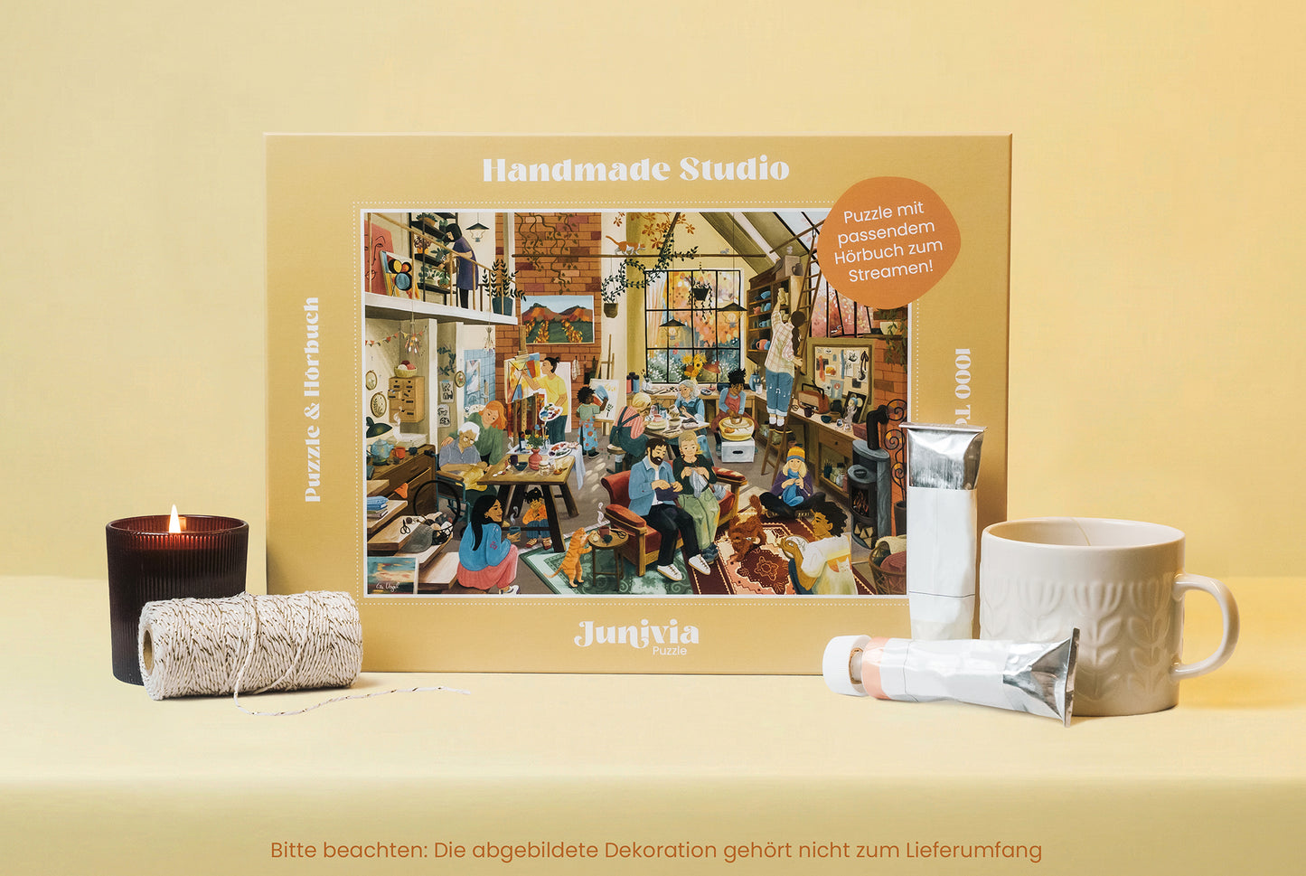 Handmade Studio – 1000 Teile Puzzle mit Hörbuch*